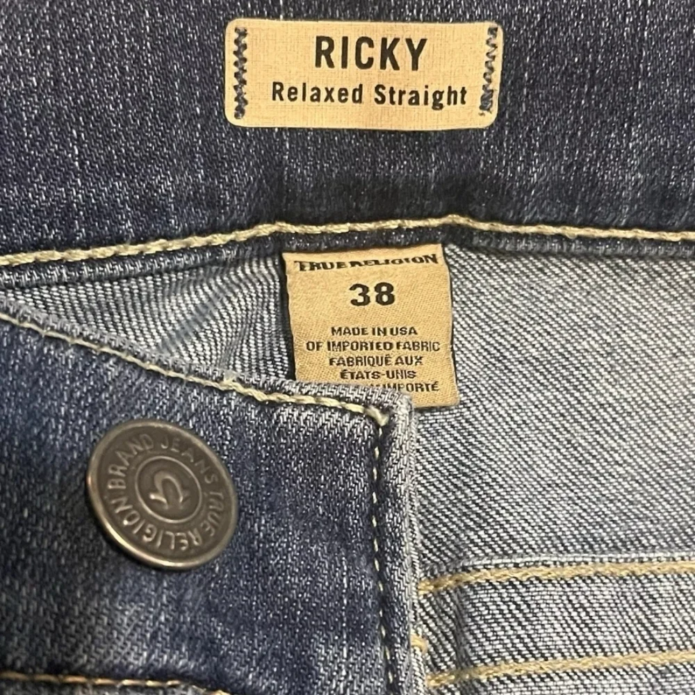 TRUE RELIGION RICKY Relaxed Straight Men’s Jeans Size 38 X 32